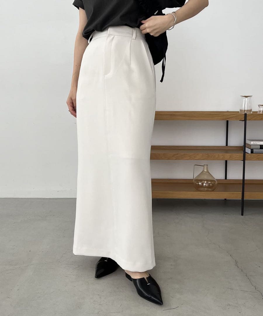 capricieux lemage マキシ|ラインスカー ト CAPRICIEUX LE'MAGE（カプリシューレマージュ） スカート 「低身長
