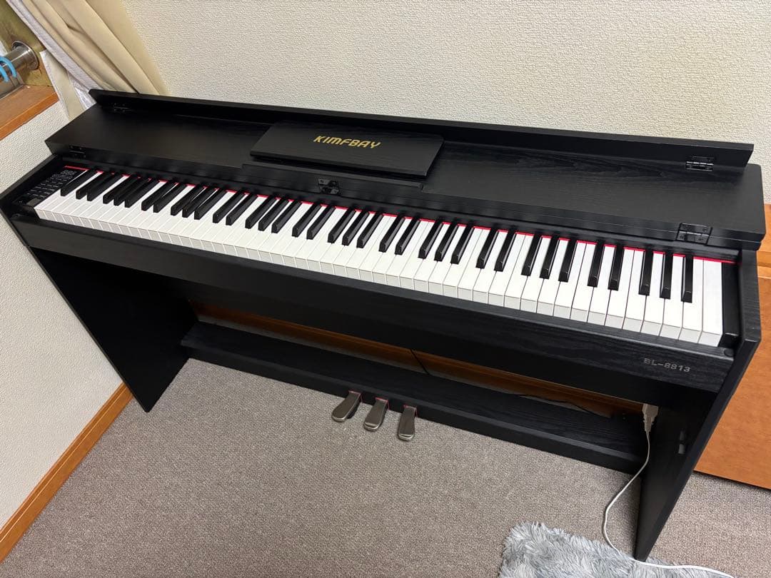 【値下げ可能⭕️】KIMFBAY 電子ピアノ ブラック 値下げ可能⭕️】KIMFBAY 電子ピアノ ブラック - メルカリ