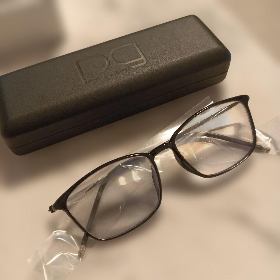 視力補正用眼鏡 ピントグラス PG-301-BK べっこう　中度　102