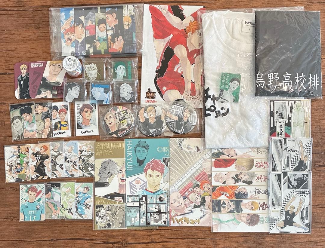 ハイキュー　まとめ　缶バッジ　アクリルスタンド　クランチ　及川