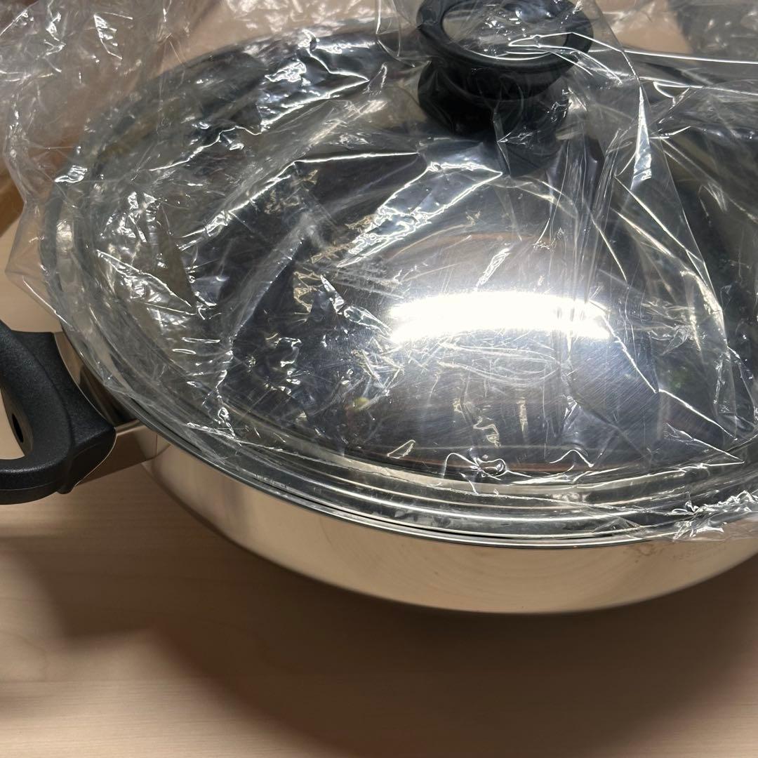 網2枚付 アムウェイ クィーンクック 両手鍋 未使用 - メルカリ