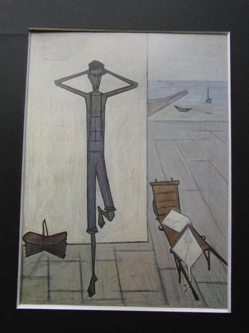 ベルナール・ビュッフェ、【Le jeune pecheur】