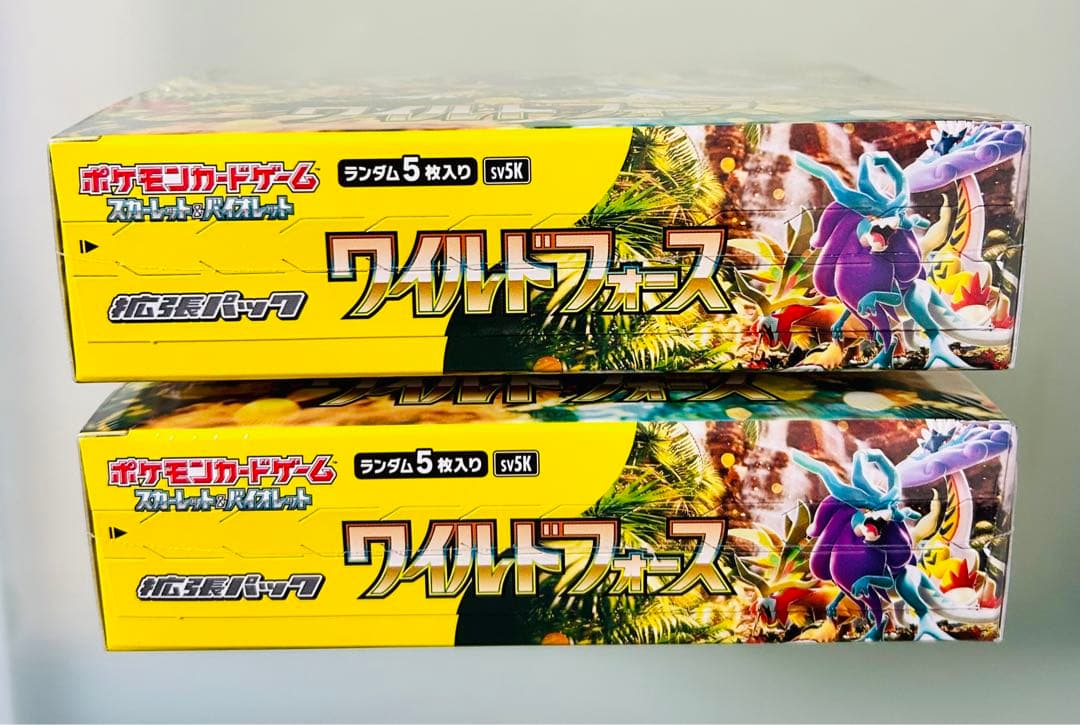 ✨未開封・新品✨ポケモンカード ワイルドフォース 2BOX - メルカリ