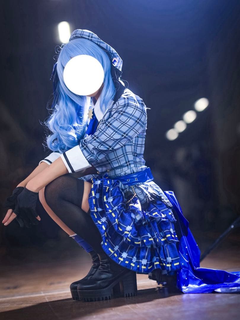 星街すいせい コスプレ衣装 ウィッグ付き フルセット