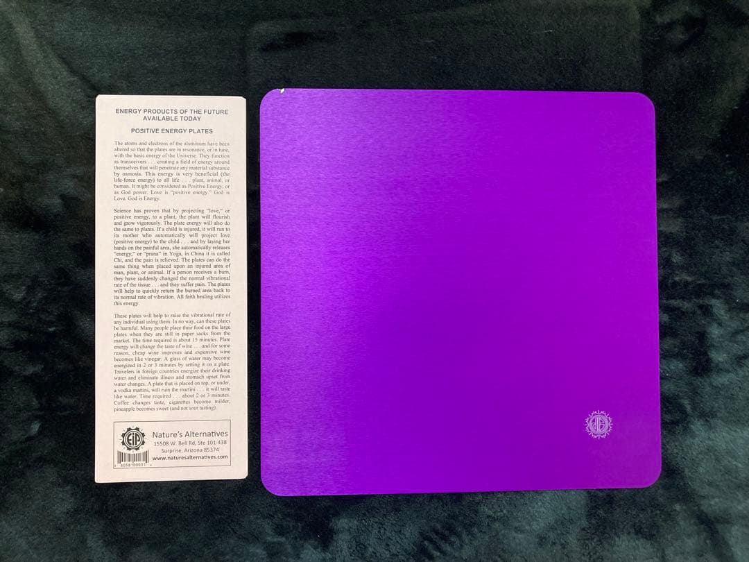 ニコラテスラ　パープルプレート【新品　小キズあり】