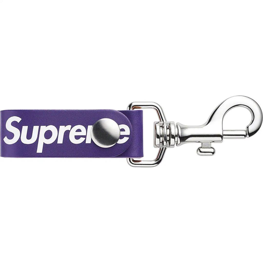 新品未使用 supreme leather keyloop