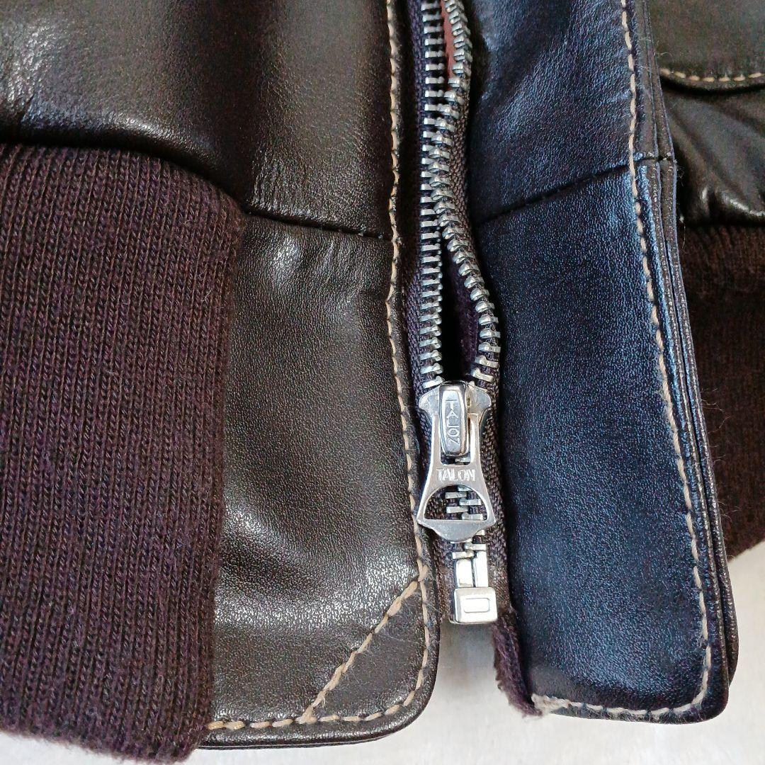 中田商店 モーガンメンフェスベル A-2 フライトジャケット 焦茶 サイズ