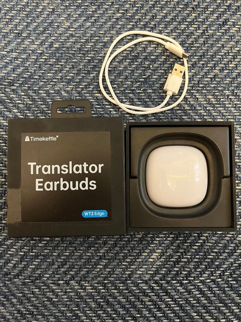 Timekettle WT2 Edge 翻訳イヤフォン Timekettle WT2 Edge イヤホン型翻訳機 ホワイト / オフライン