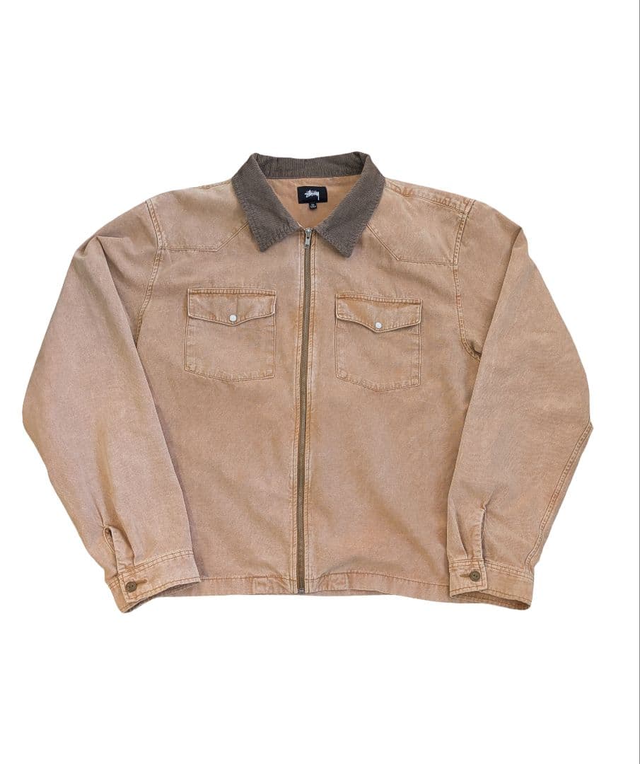 Stussy ジップアップブルゾン デトロイトジャケット風