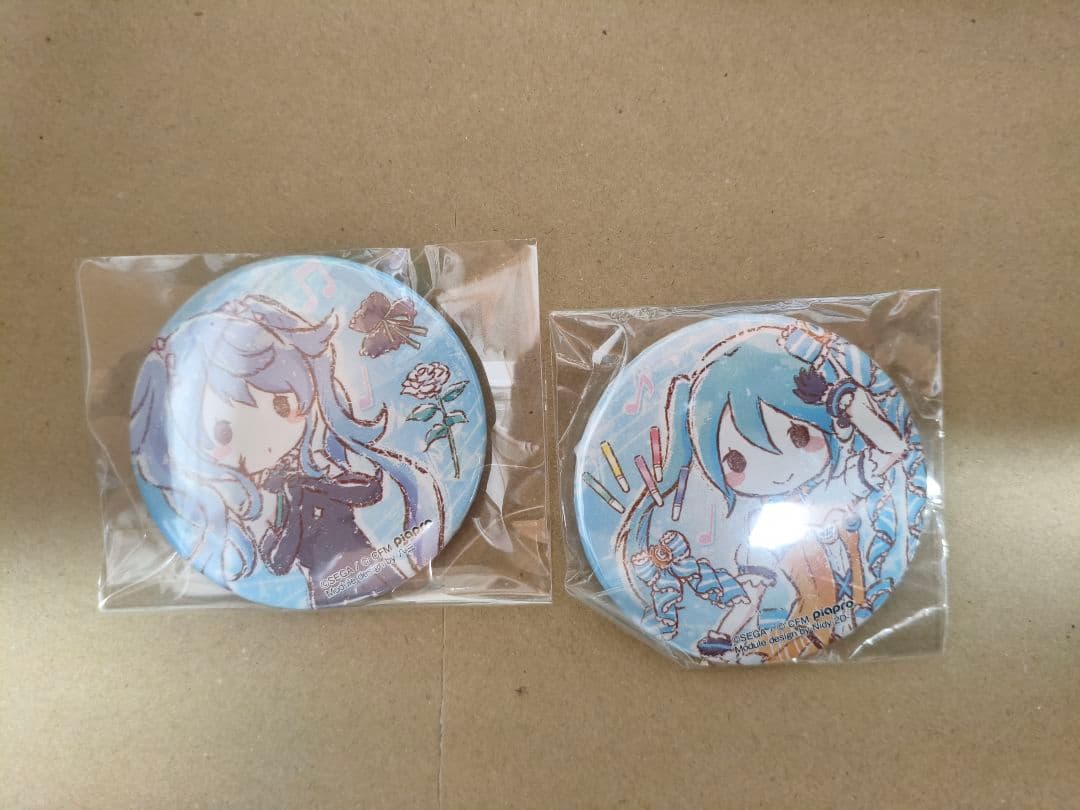 初音ミク project diva グラフアート 缶バッジ