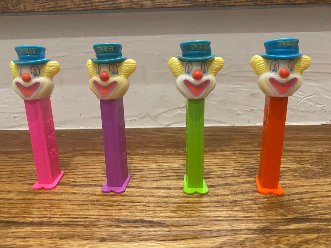 【今だけSALE】 PEZ ペッツ ピーター ピエロ 希少 ヴィンテージ 4本