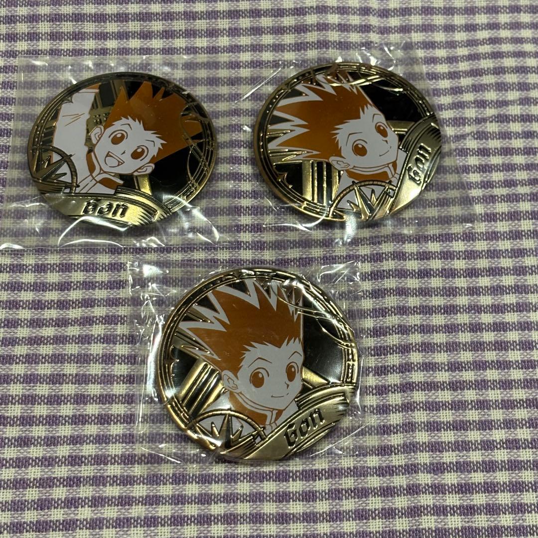 HUNTER×HUNTER 中国 彫金 缶バッジ ゴン - メルカリ