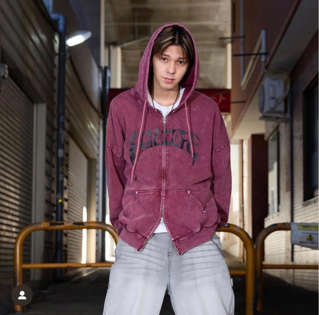 that's lifeザッツライフ ジップパーカー 赤 M - メルカリ