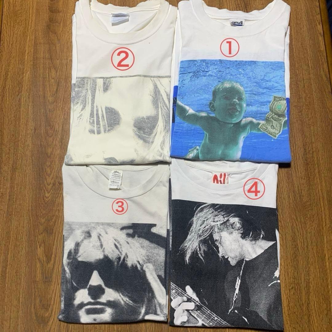 NIRVANA Tシャツ4枚 古着 ニルバーナ ニルバーナ【NIRVANA】ヴィンテージ T シャツ【1993's-】AllApologies