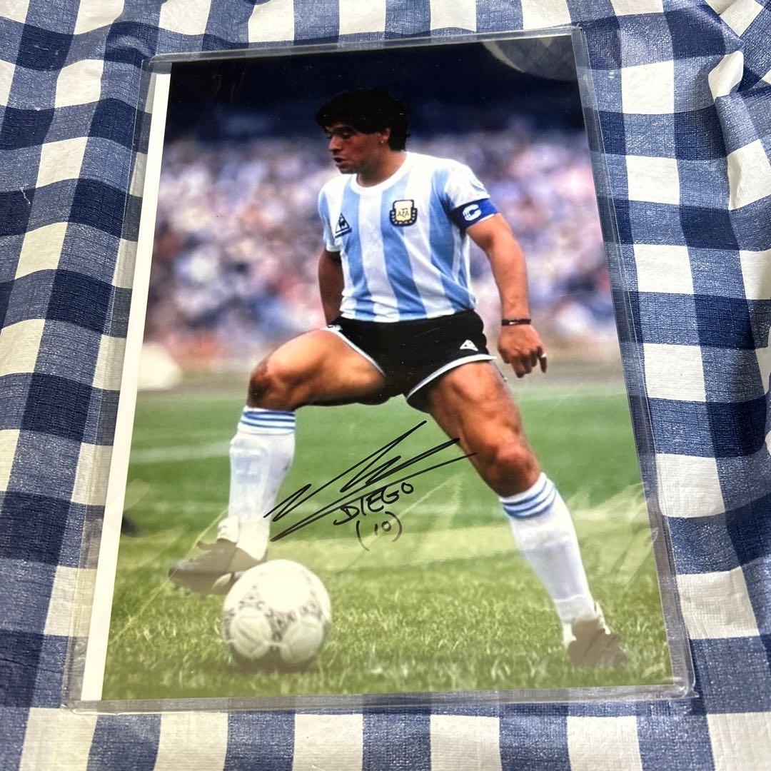 ディエゴ・マラドーナ アルゼンチン代表 直筆サイン入りフォト - メルカリ
