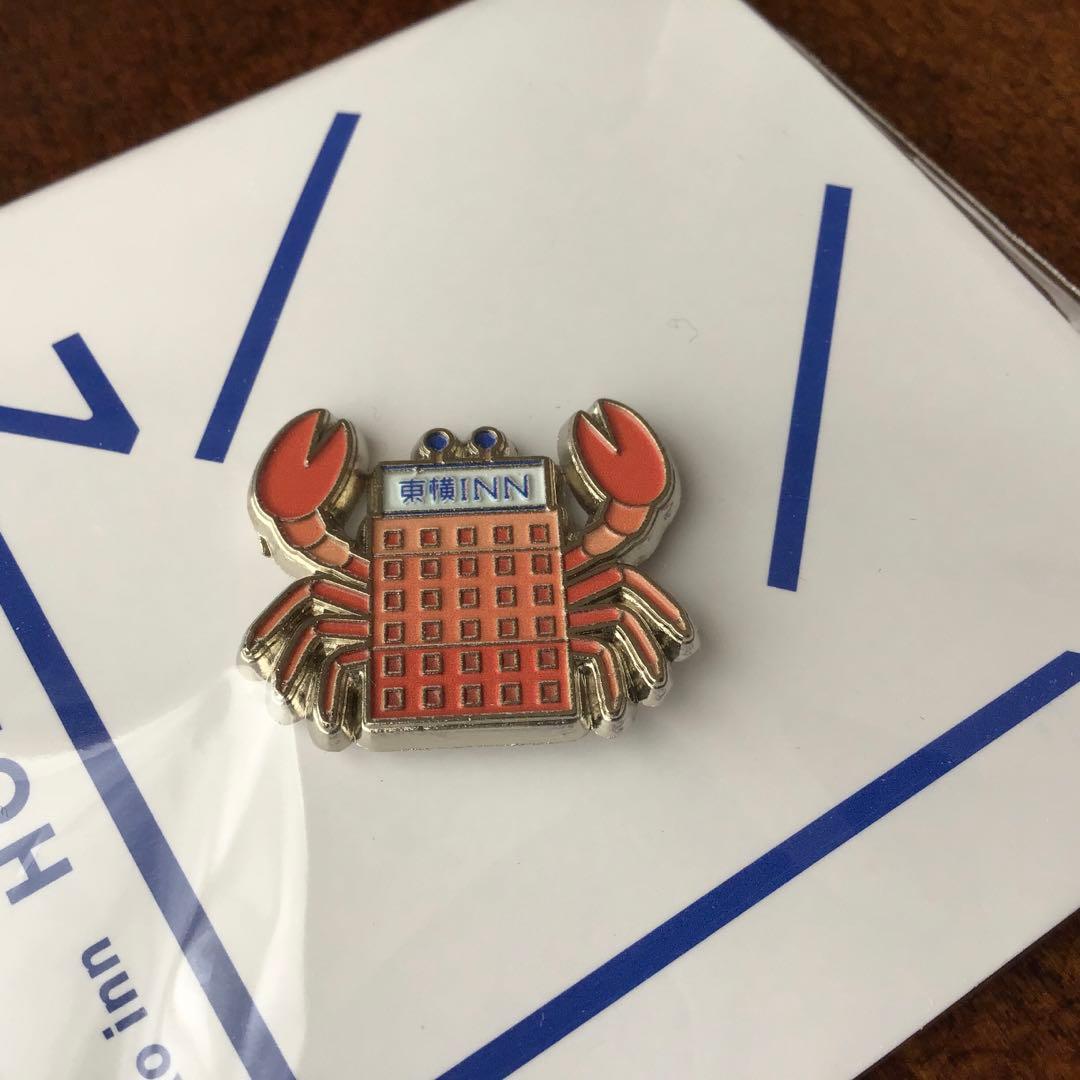 新品未開封 東横インご当地GENKIバッジ北海道かにさん 東横INN札幌駅
