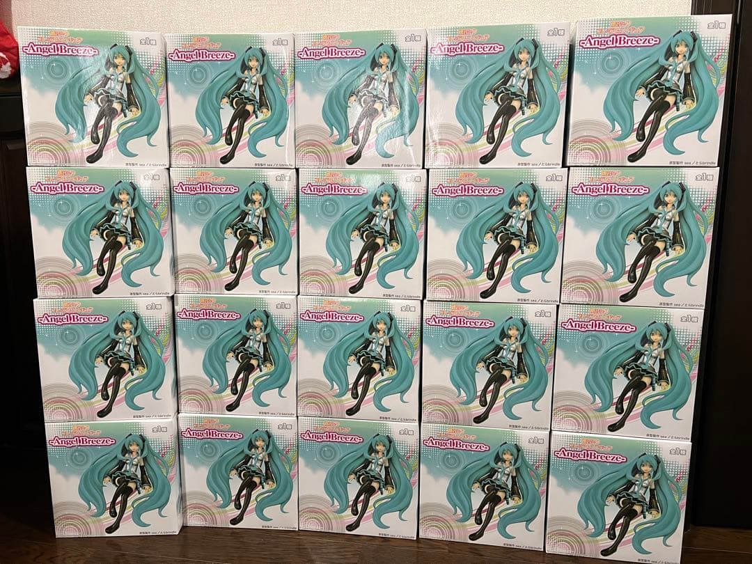 【20個】初音ミク Angel Breeze プレミアムフィギュア ポスター付き