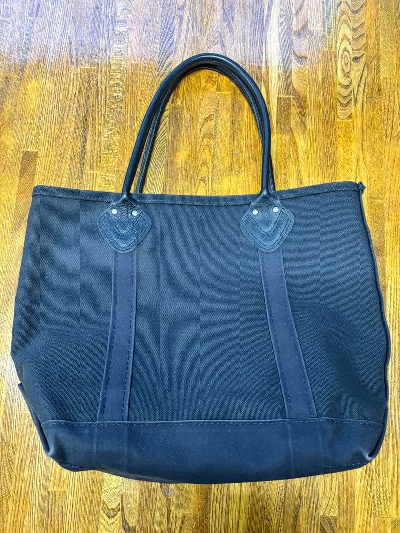 良品 LLビーン USA製 ブラック トート レザー ハンドル