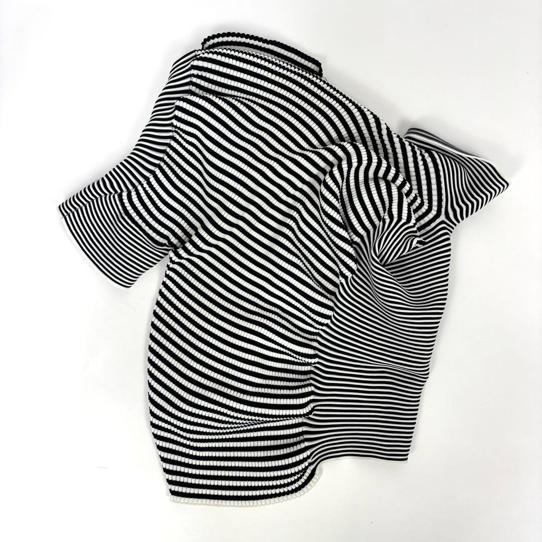 イッセイミヤケ COUNTER POINT プリーツ 変形 半袖 カットソー 2