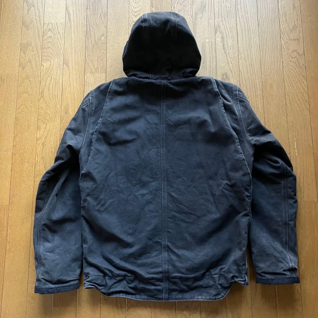 美品！Carhartt バートレットジャケット ブラック コート J284 - メルカリ