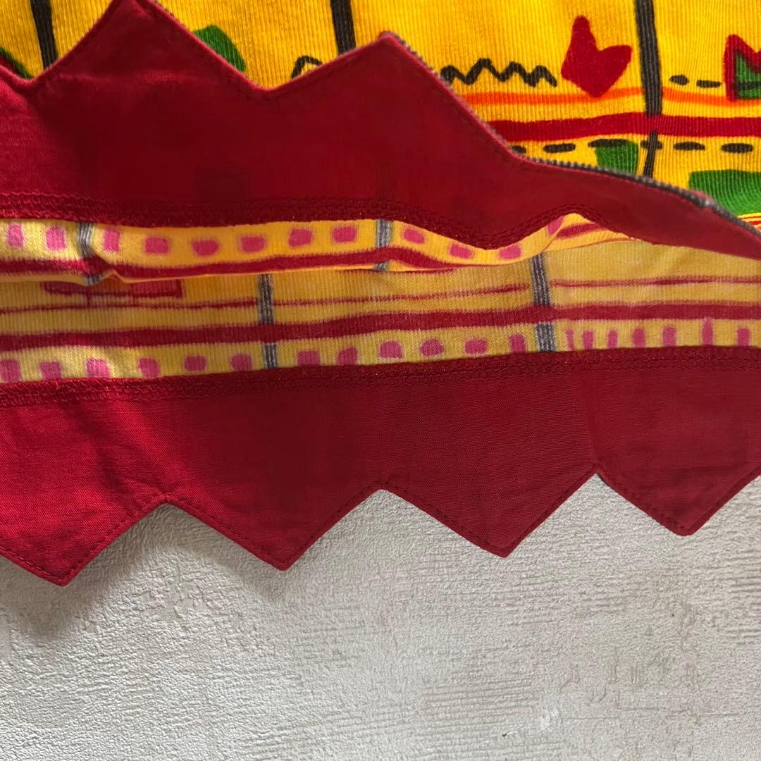 アルベロベロカラフル刺繍×切替デザイン 遊び心あふれるニットアンゴラ