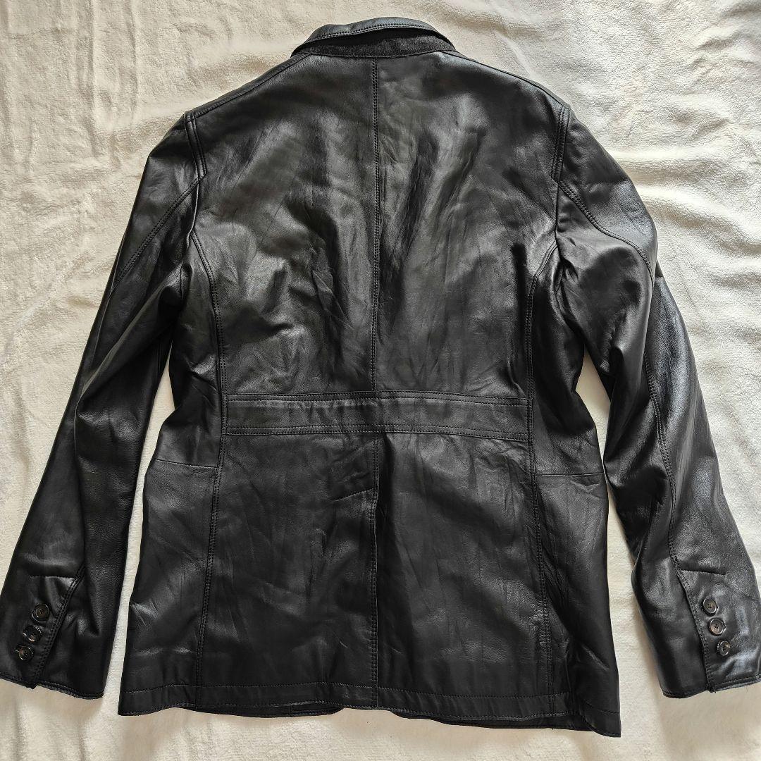 JOSEPH HOMME レザージャケット 50 ブラック オンワード樫山 - メルカリ