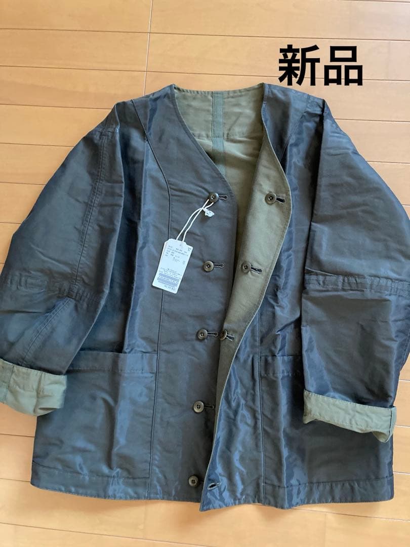 値下げ❗️TS(S)ティーエスエス　リバーシブル カラーレスミリタリージャケット2