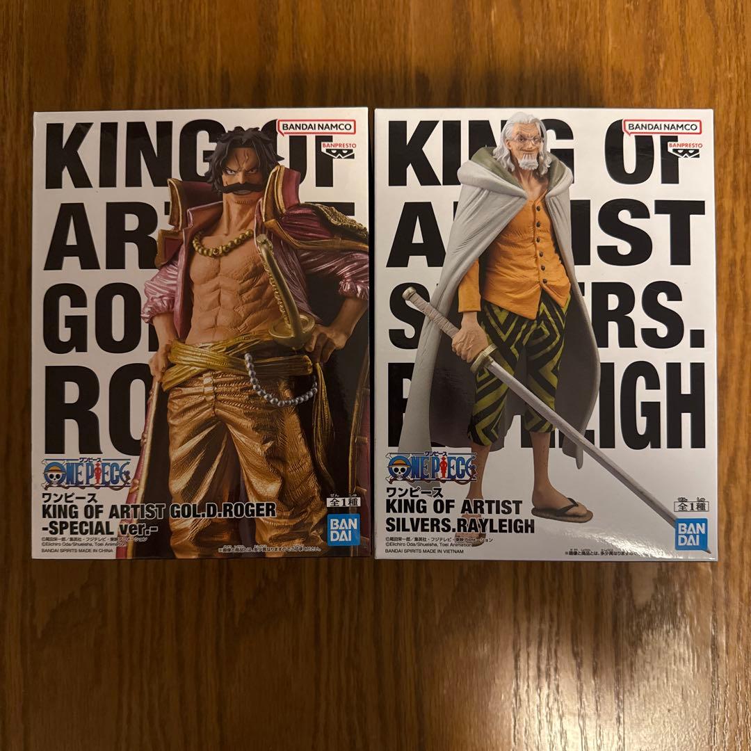 ワンピース KING OF ARTIST シルバーズレイリー ゴールドDロジャー