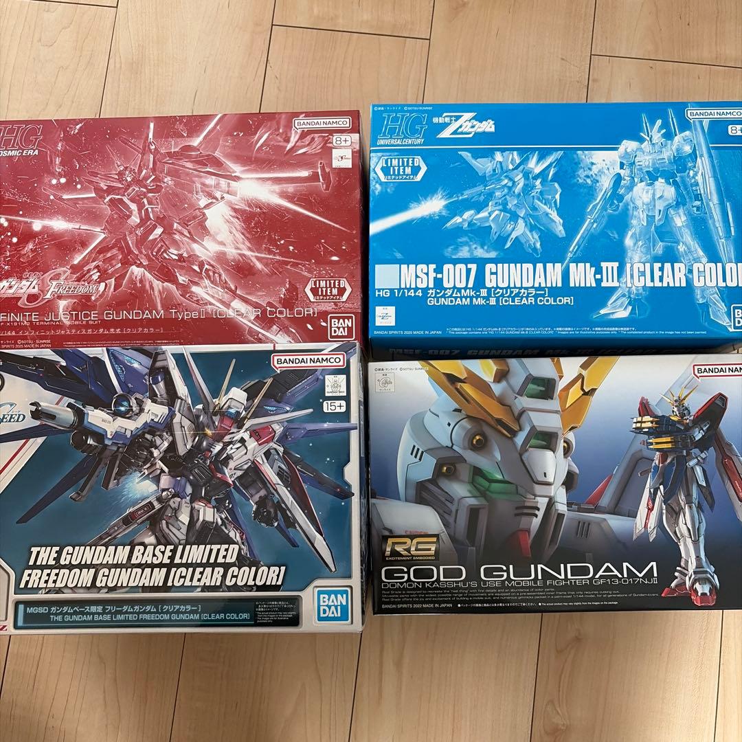 ガンプラまとめ売り4点セット