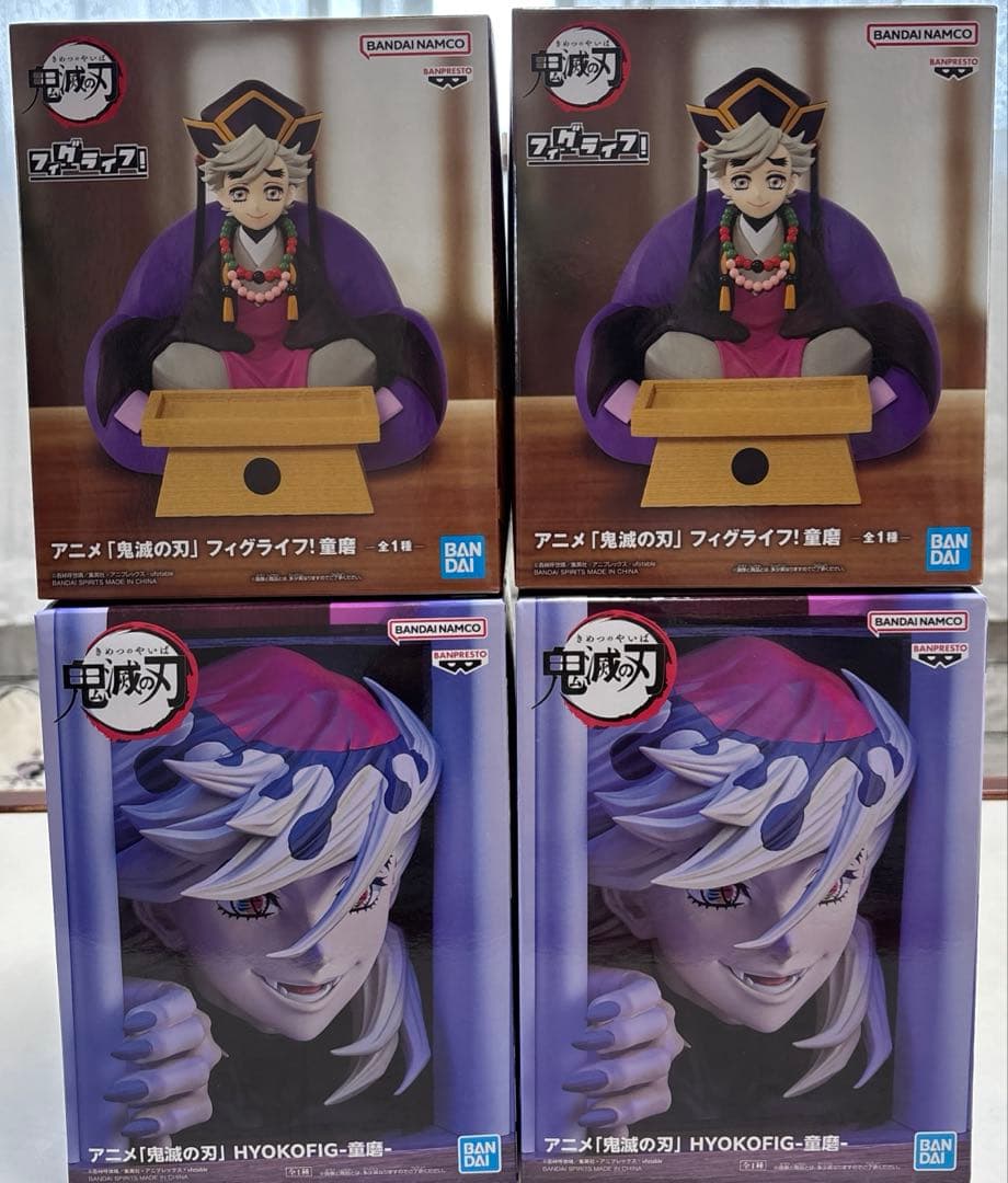 アニメ「鬼滅の刃 」HYOKOFIG 童磨✖️2フィグライフ！童磨✖️2セット