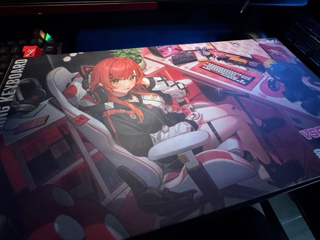 ぶいすぽっ！ VSPO! GEAR 猫汰つな キーボード 訳あり VSPO! GEAR ゲーミングキーボード