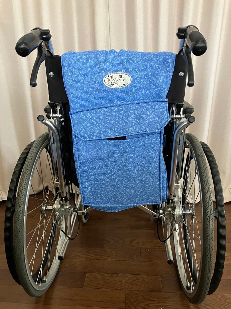松永製作所 青色布地の車椅子 - メルカリ