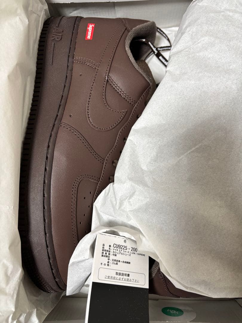 靴 Supreme Nike Air Force 1 Low