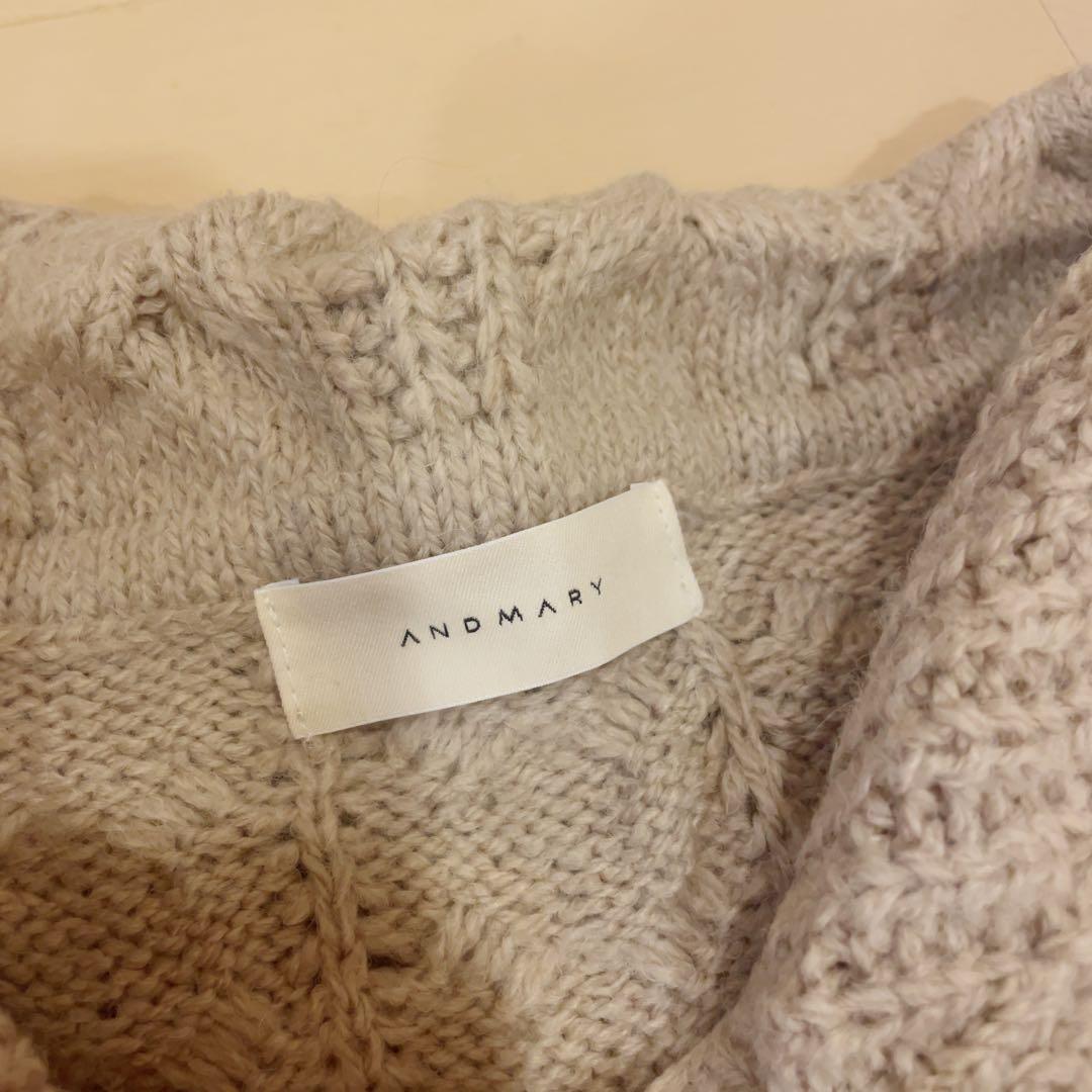 Aura cable knit tops andmary - メルカリ