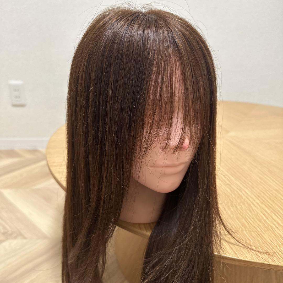 最高級人毛ロングウィッグ