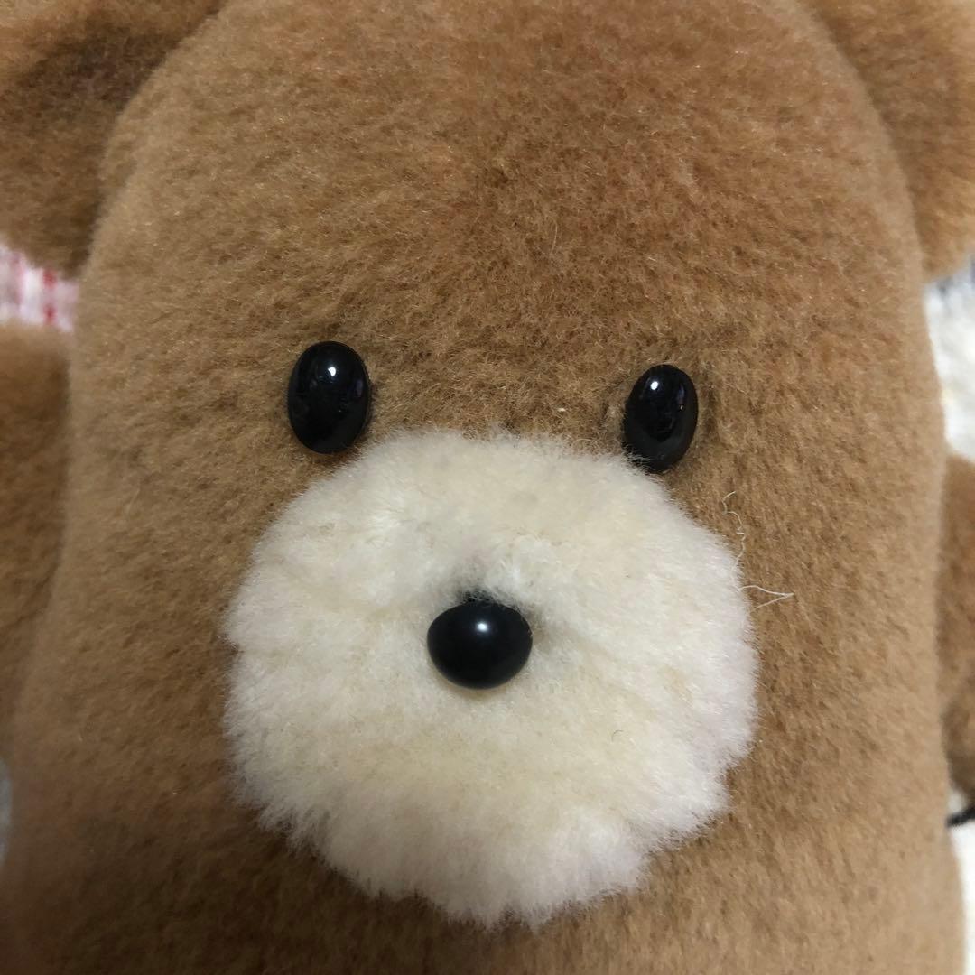 昭和レトロ ヴィンテージ クマ ぬいぐるみ 布タグがないのでメーカー名