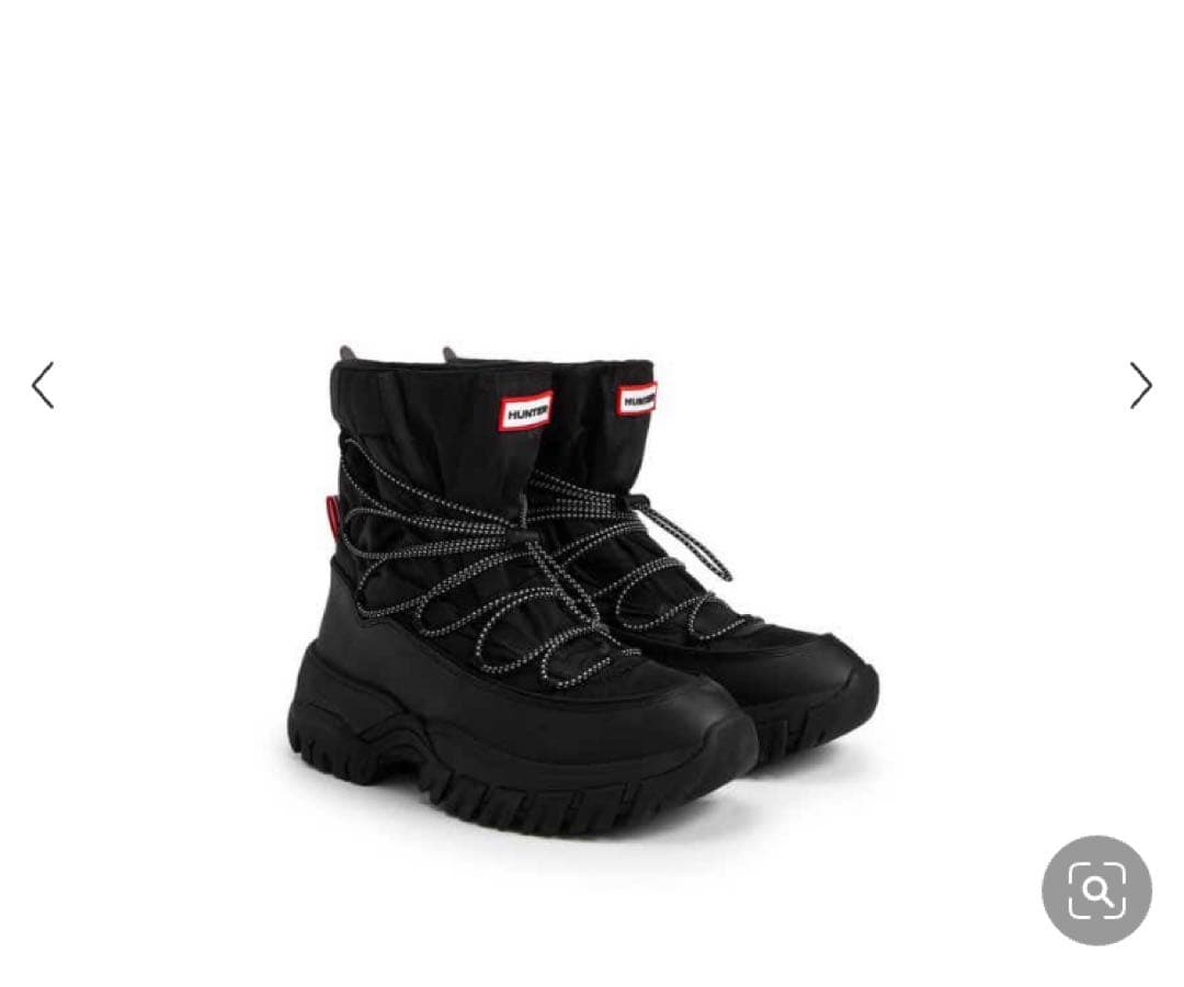 【新品】HUNTER ハンター レースアップ ブーツ スノーブーツ 25cm