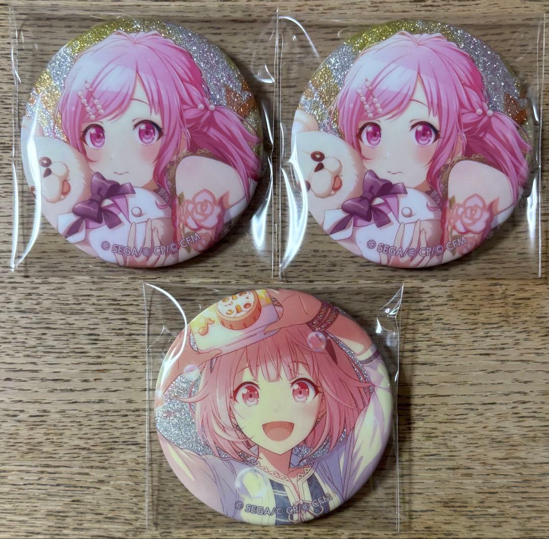 プロジェクトセカイ プロセカ グリッター缶バッジ 缶バッジ えむ 30C