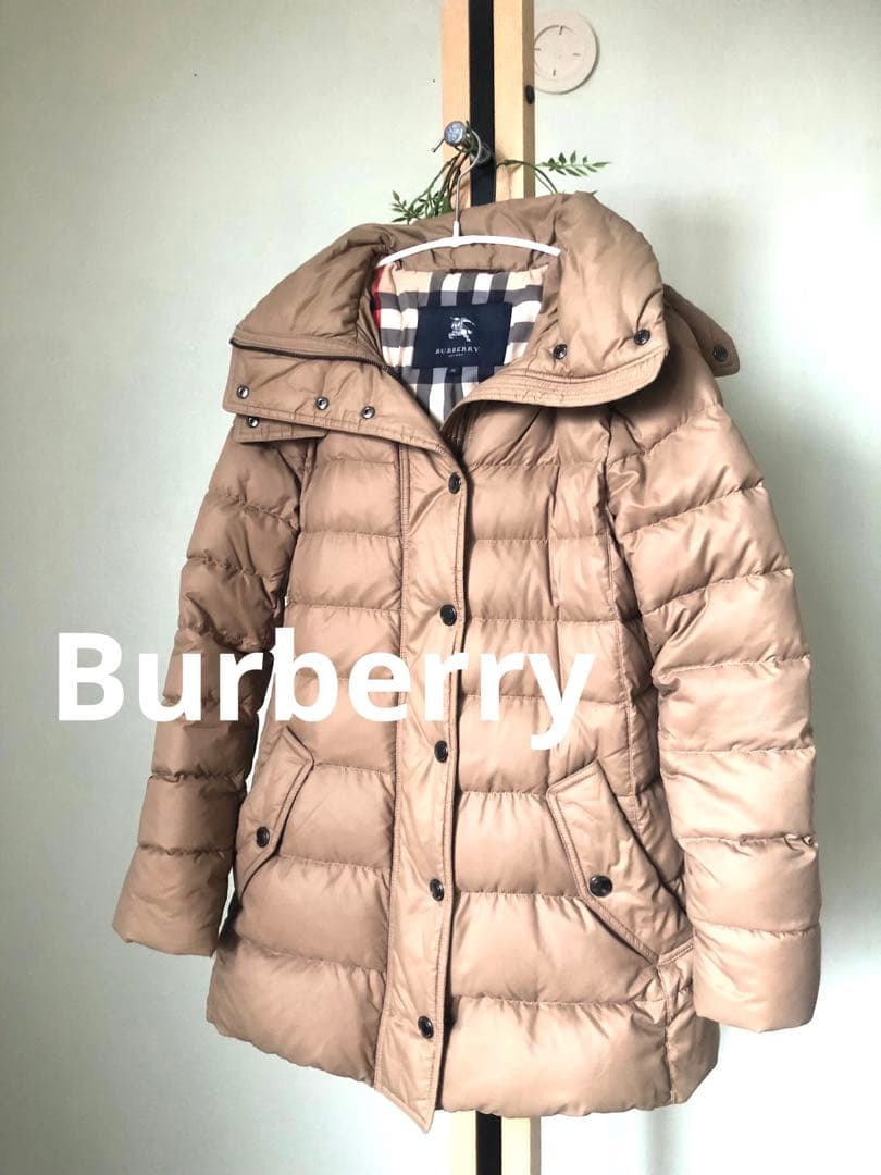 Burberry ダウンジャケット✴︎ 38 M Aライン ベルトつき