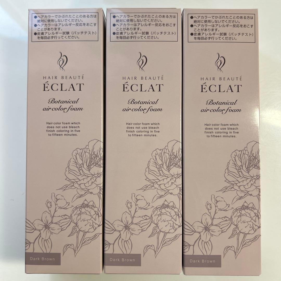 ヘアボーテ エクラ ボタニカル エアカラーフォーム up ダークブラウン