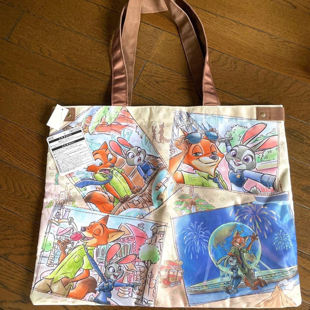 東京ディズニーリゾート ズートピア トートバッグ ニック ジュディー