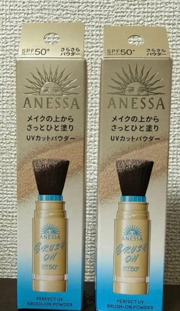新品♪本体2個セット　アネッサ　パーフェクトＵＶ　ブラッシュオンパウダー ３ｇ