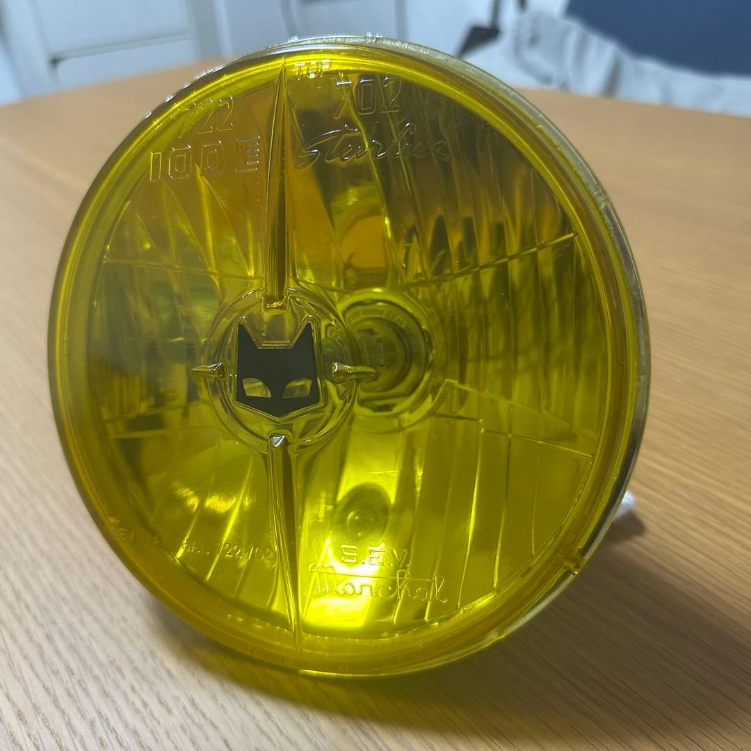 マーシャル ヘッドライト 722・702 イエローレンズ 汎用