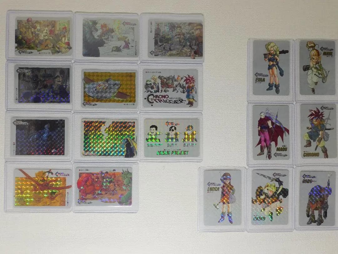クロノトリガー　カード　18種　プリズム柄揃い クロノ•トリガー予約特典特製プリズムカード｜ダーク内藤:バッドマン