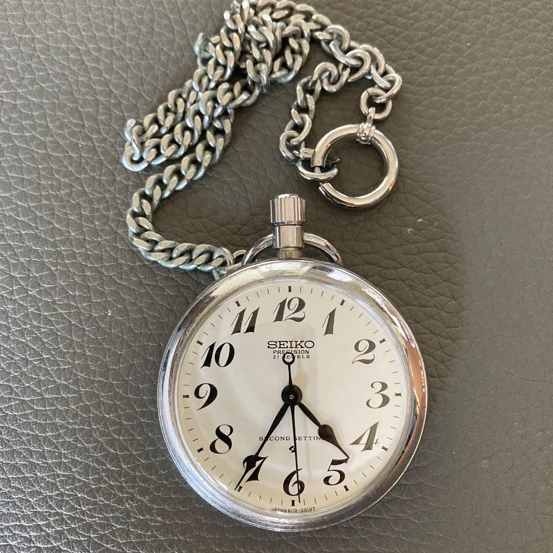 SEIKO 国鉄 天鉄 懐中時計 鉄道時計 稼働品 - メルカリ