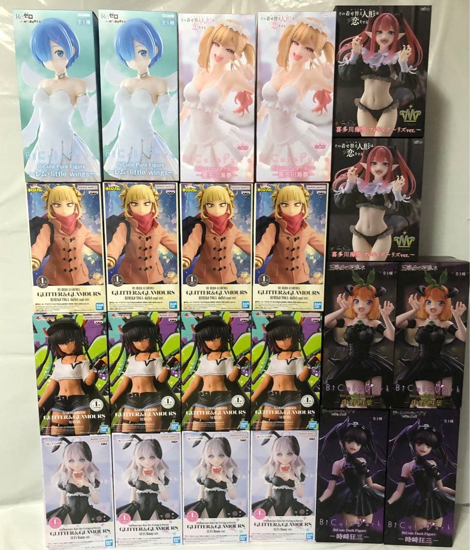 プライズフィギュア 22点 まとめ売り 着せ恋 リゼロ ヒロアカ ロシデレ 他