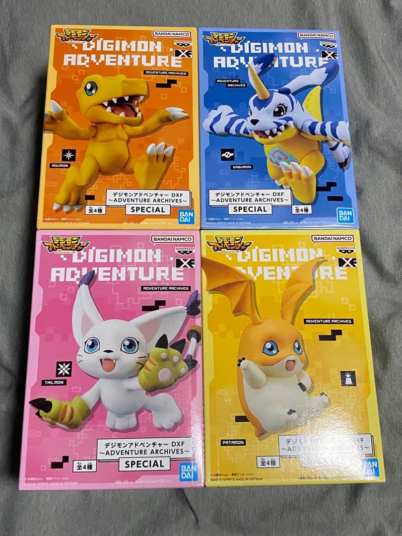 デジモンアドベンチャー フィギュア 4体セット - メルカリ