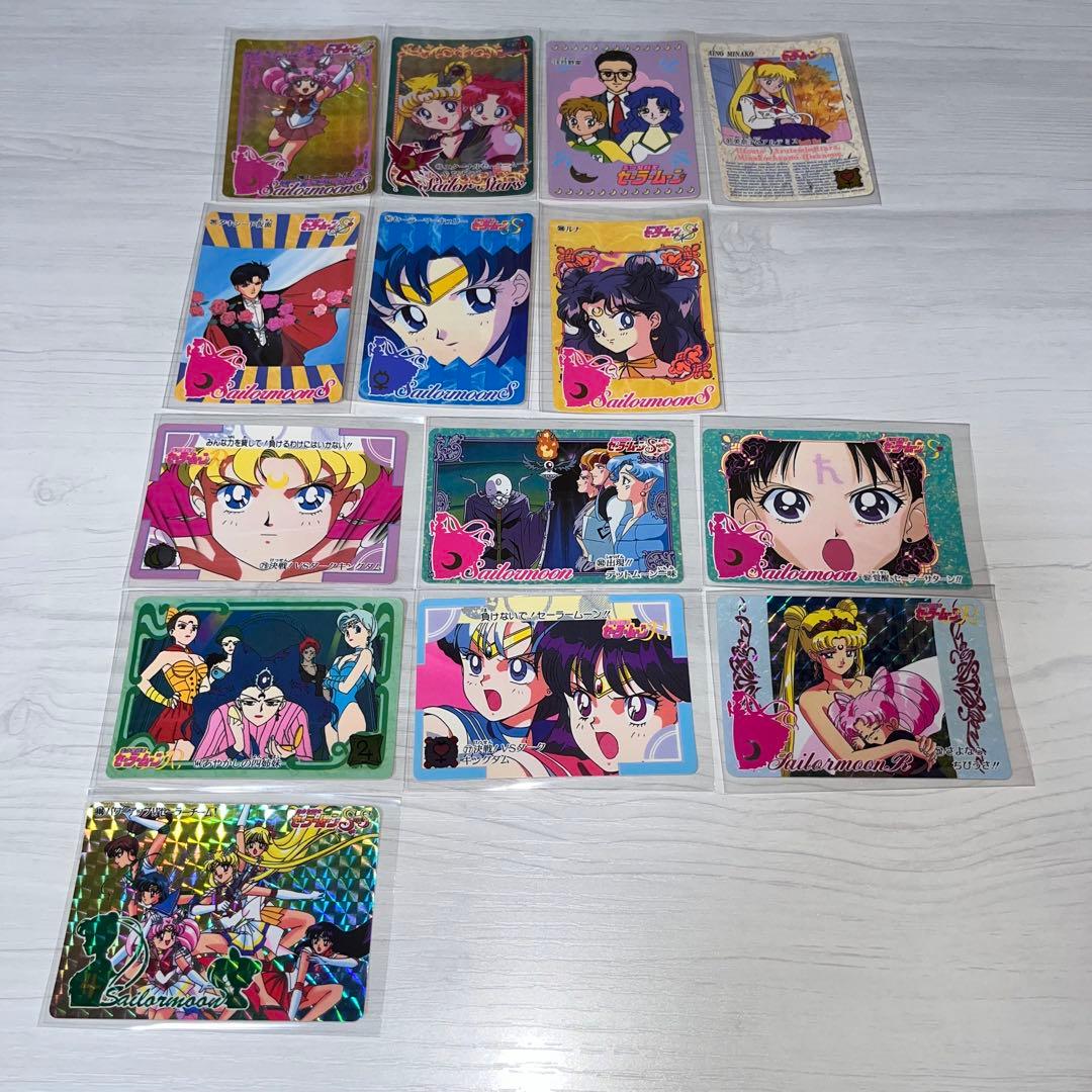 セーラームーン カード　14枚　セット　ホログラムあり