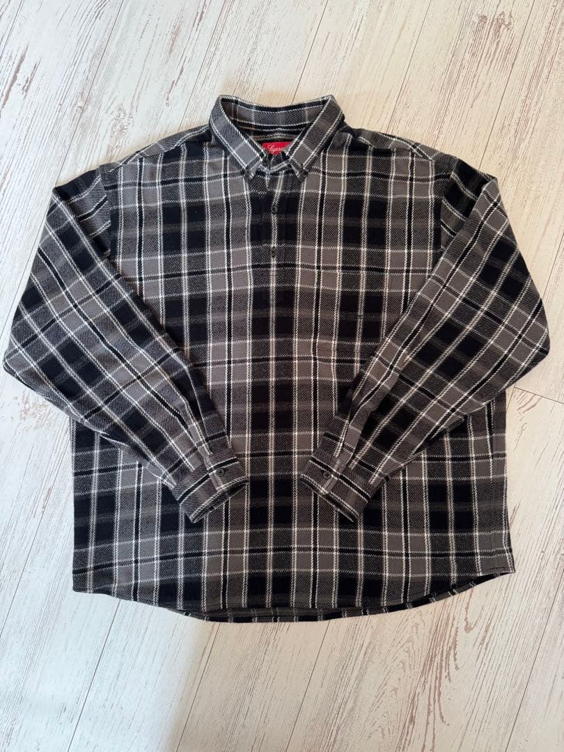 トップス supreme Pullover Plaid Flannel Shirt