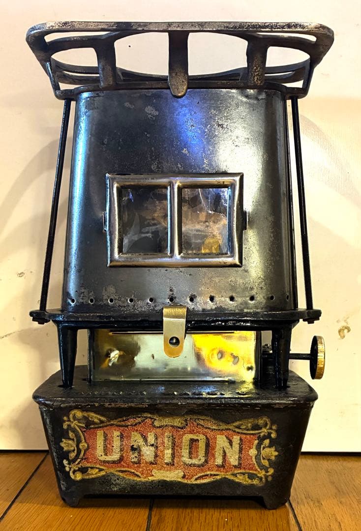 美品 アイロンストーブ ユニオン レイルロードランタン　オイルランタン